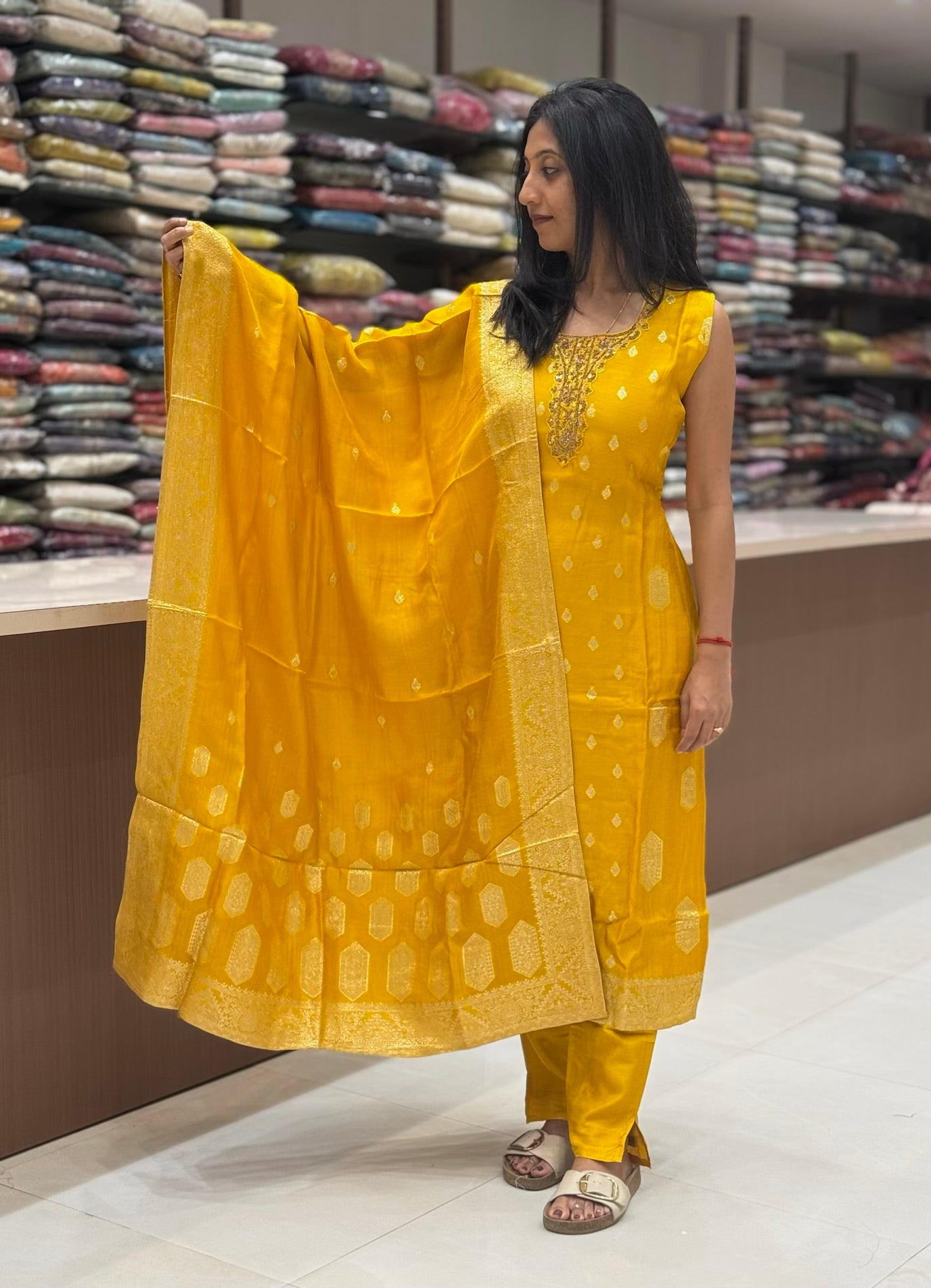 Banarasi Straight Suit